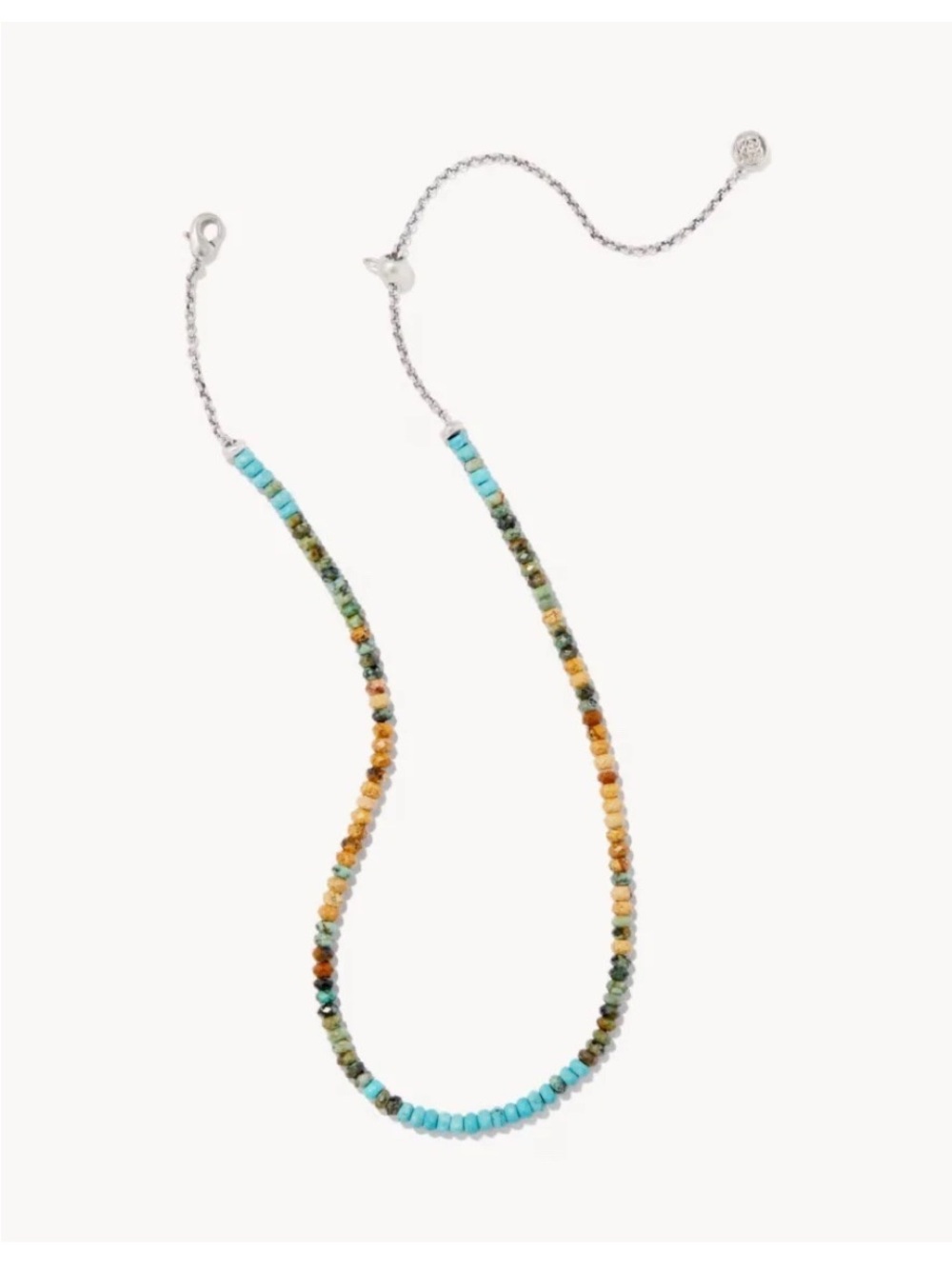 Kendra Scott Yellowstone Montana Turquoise Beaded Women's Necklace NWT $98